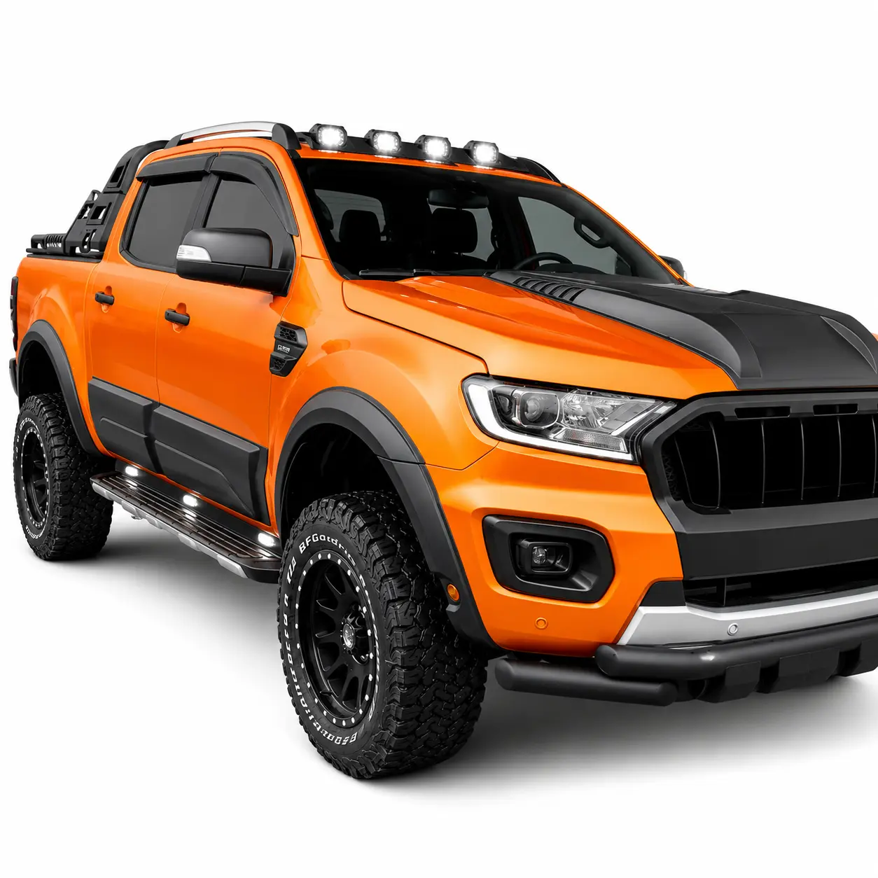 Ford Ranger T8 2019-2022 Slim Wheel Arch Kit - Park Assist 1 Ford Ranger T8 Slim Wheel Arch Kit