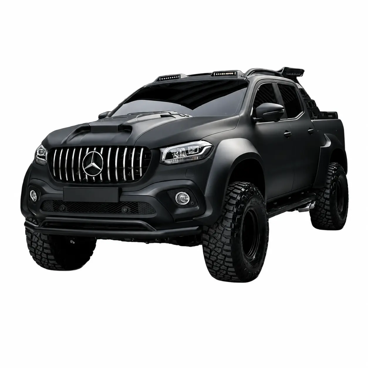 Mercedes X-Class Extra Wide Wheel Arch Kit | Matte Black | UK 5 Mercedes X-Class Extra Wide Wheel Arch Kit | Matte Black | UK - Image 5