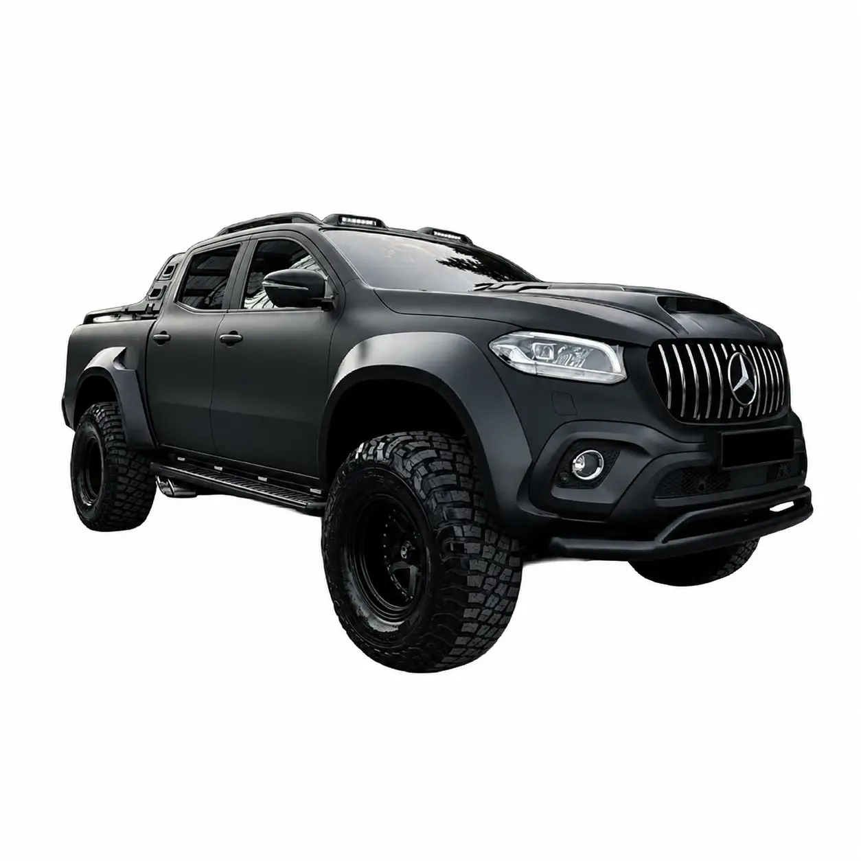 Mercedes X-Class Extra Wide Wheel Arch Kit | Matte Black | UK 2 Mercedes X-Class Wide Wheel Arch Kit