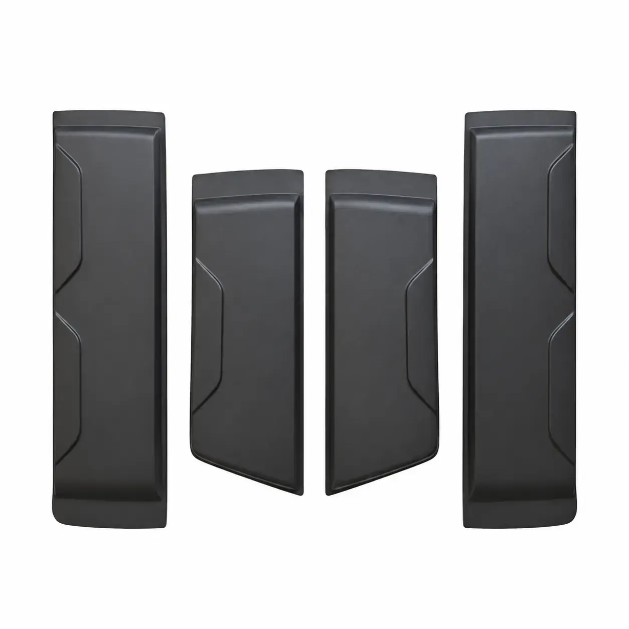 Mercedes X-Class Side Door Moulding - Matte Black 4 Piece Set | Plus Auto Style 4 Mercedes X-Class Side Door Moulding