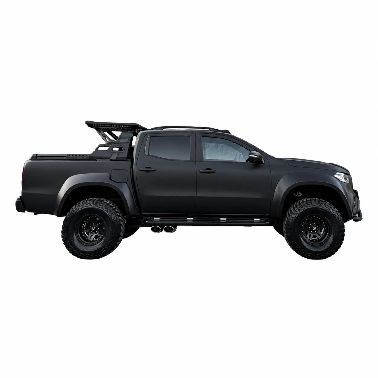 Mercedes X-Class Extra Wide Wheel Arch Kit | Matte Black | UK 3 Mercedes X-Class Wide Wheel Arch Kit