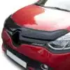 Black Gloss Bonnet Protector for Renault Clio MK4 (IV) Hood Guard Deflector