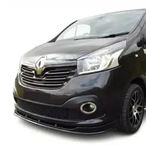 Front Splitter for Renault Trafic and Vauxhall Vivaro 2014-2018 Black Bumper Lip