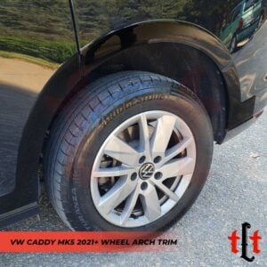 VW Caddy MK5 2021 Onwards Complete Wheel Arch Kit Gloss Black