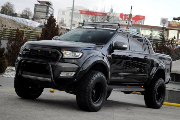 Ford Ranger Gloss Black Fender Flares (T6, T7, T8) - Image 3
