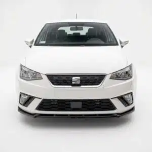 Seat Ibiza Mk5 2017-2021 Gloss Black ABS Front Splitter Lip Spoiler