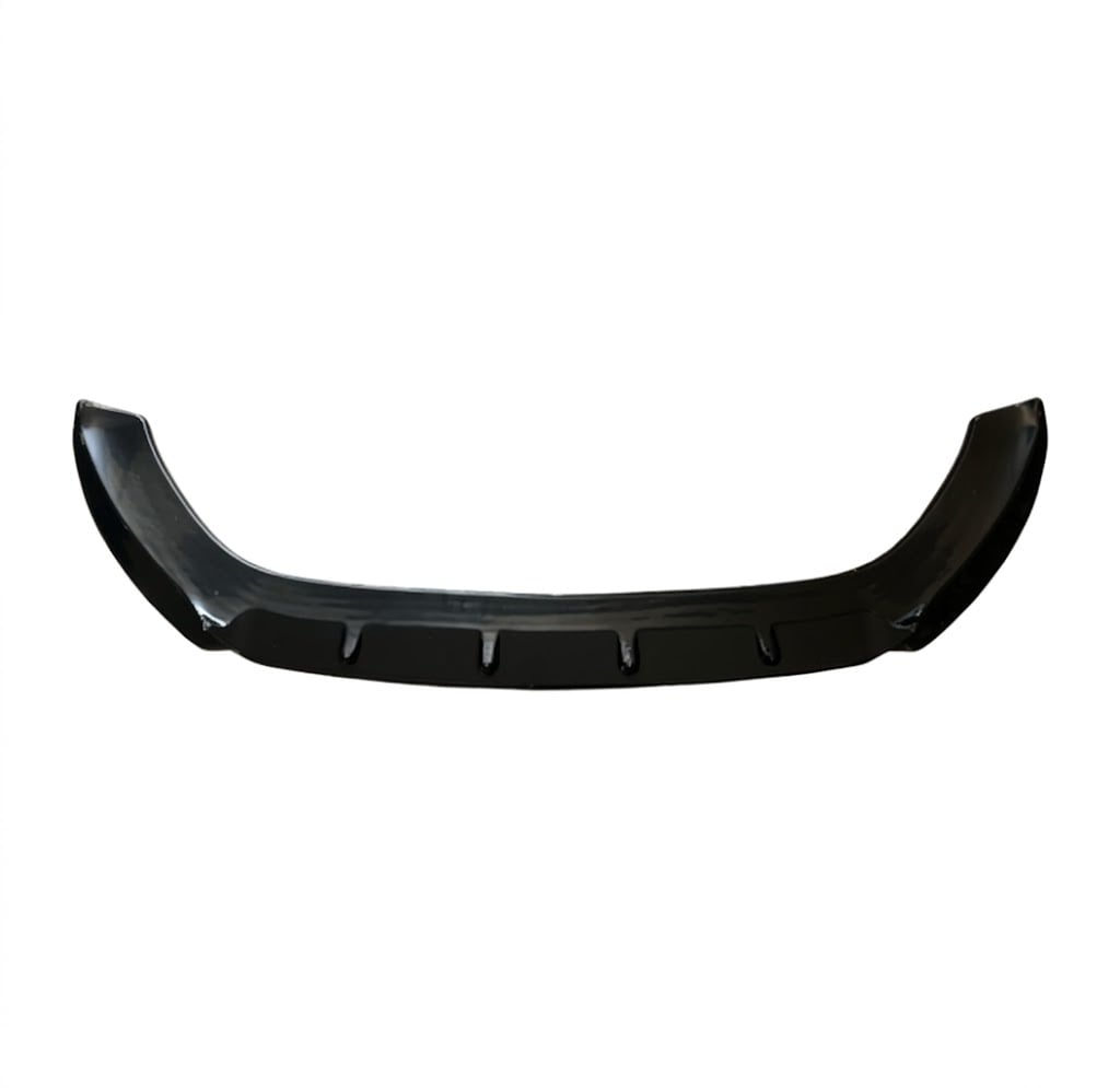 Front Splitter for Seat Leon FR / Cupra Mk3 v2 (2012-2016) 5 Gloss black front splitter v2 for Seat Leon Mk3 5F FR and Cupra (2012-2016), aggressive pre-facelift front bumper lip.