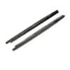 Gloss black side skirts for Seat Leon Mk3 5F (2012-2019), performance side blades for FR, Cupra and Standard models.