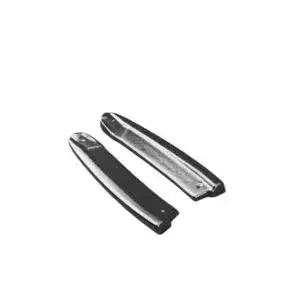 Gloss black rear side splitters (2 piece set) for Skoda Octavia RS MK4 2020 and newer.