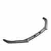 Gloss black front splitter for Subaru BRZ Mk1 (2012-2017), aggressive JDM style front bumper lip spoiler.