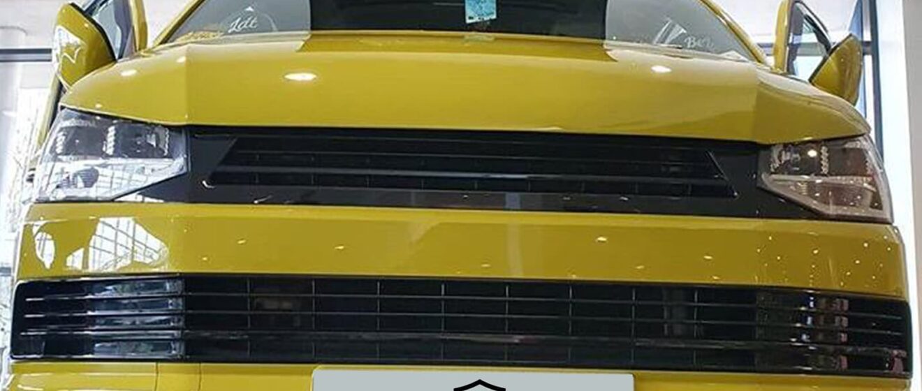 VW T6 Transporter & Caravelle 2015 Onwards ~ ABS Lower Gloss Black Splitter Add on - 2