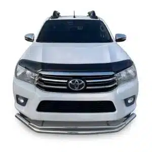 Toyota Hilux 2015-2020 bonnet protector in matte black finish