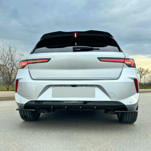 Vauxhall Astra L Rear Valance Gloss Black Installed 2020 Plus Auto Style