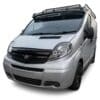 Black Gloss Bonnet Protector for Vauxhall Vivaro B (2014-2019) Hood Guard Deflector