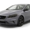 Gloss black front lip spoiler fitted on Volvo V40 R-Design front splitter 2012-2019