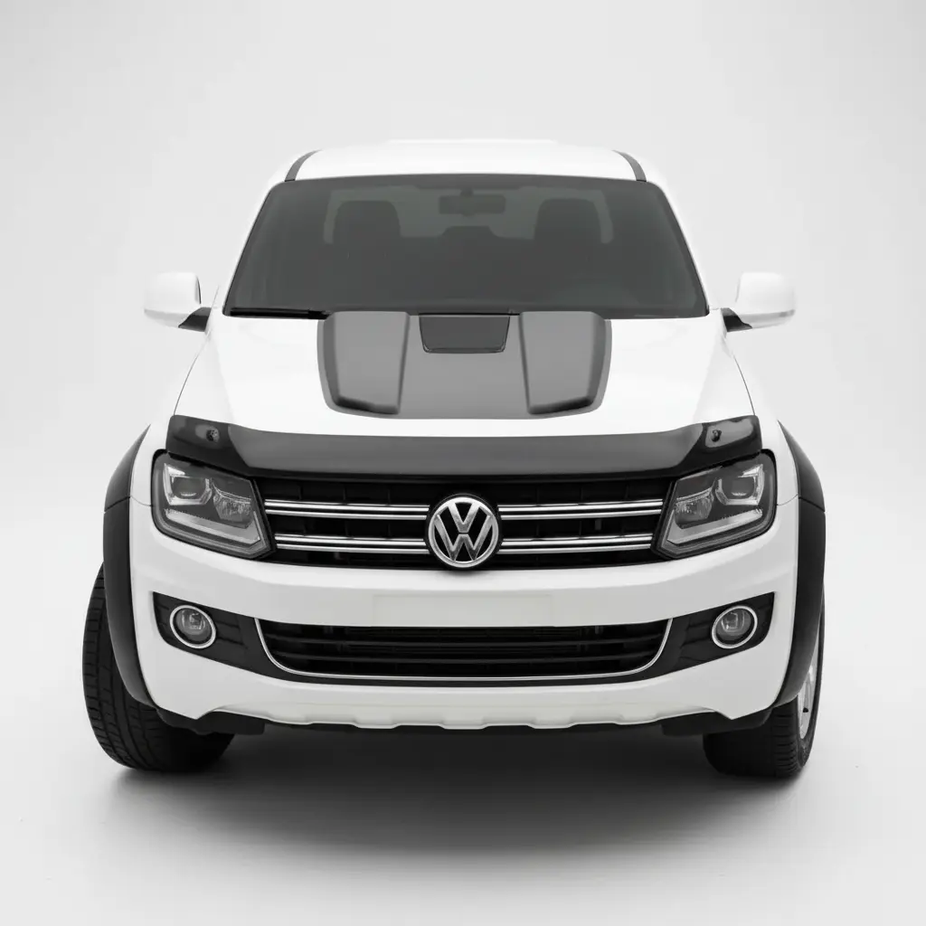 VW Amarok Bonnet Scoop Matte Black | Mk1 2010–2022 1 Premium VW Amarok bonnet scoop for MK1 2010-2022 models V6 Highline Canyon.