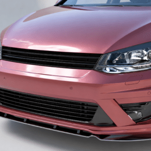 Gloss black front splitter bumper lip for VW Caddy MK4 (2015-2020), fits SWB and LWB Maxi models.