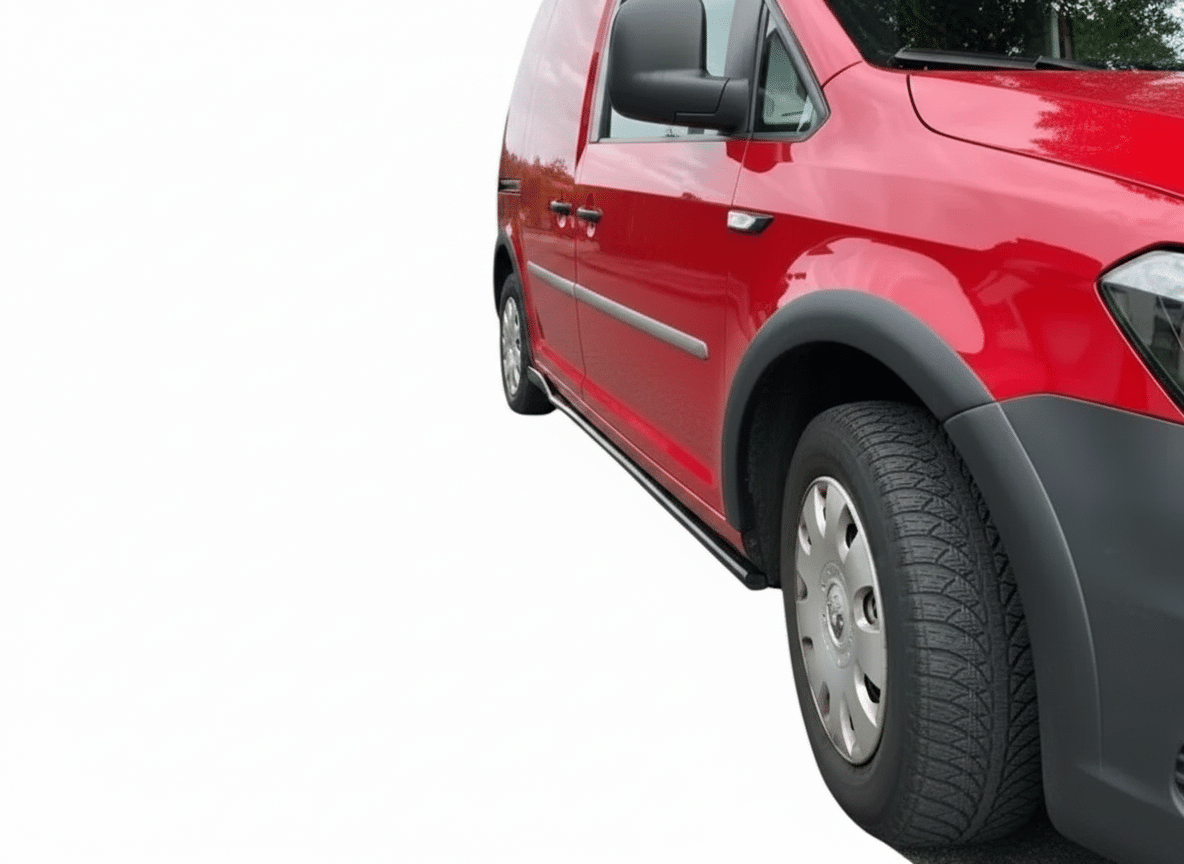 Wheel Arch Trim for VW Caddy MK4 2015 to 2021 SWB - Matte Black 3 Matte Black Wheel Arch Trims for VW Caddy MK4 SWB 2015-2021 Set of 4