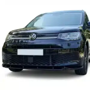 VW Caddy MK5 Front Splitter Gloss Black