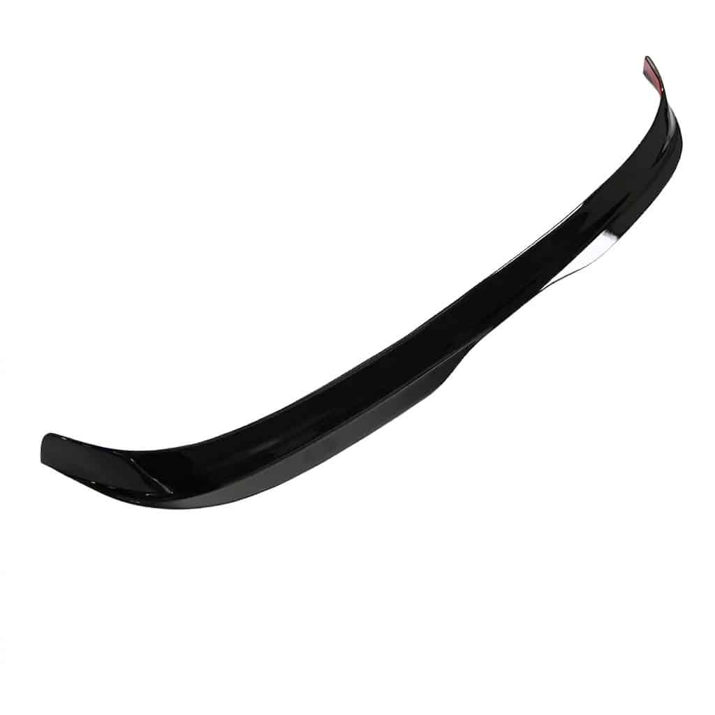 VW Golf Mk7 - Mk7.5 GTI R R-Line 2013 - 2020 Spoiler Cap 6 Gloss black rear spoiler cap extension for VW Golf Mk7 & Mk7.5 GTI, R, R-Line (2013-2020), aggressive roof wing lip.