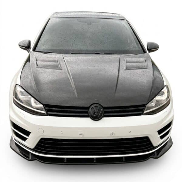VW Golf Mk7 R Front Splitter V2 (2013-2016) I Gloss Black
