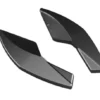 Gloss black rear side splitters V2 for VW Golf Mk7 R 2013-2016