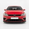 Gloss Black Front Splitter Lip V.2 for VW Golf MK7.5 R Facelift 2017-2020