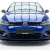 Gloss Black Front Splitter Bumper Lip for VW Golf MK7.5 R 2017-2020