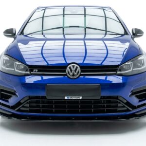 Gloss Black Front Splitter Bumper Lip for VW Golf MK7.5 R 2017-2020