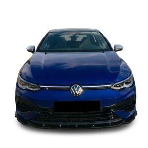 Gloss Black Front Splitter for VW Golf Mk8 R (2020-2024)