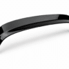 Gloss black rear spoiler cap extension for VW Tiguan Mk2 R-Line (2016-2020), aggressive roof wing lip for pre-facelift models.