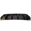 Gloss Black ABS Surface Finish VW Tiguan R Rear Valance Close-Up