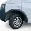 Complete set of 4 matte black wheel arch trims for VW Transporter T5.