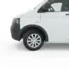 Complete set of 4 matte black wheel arch trims for VW Transporter T5 (2003 - 2015)