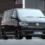 vw transporter abs gloss black front splitter