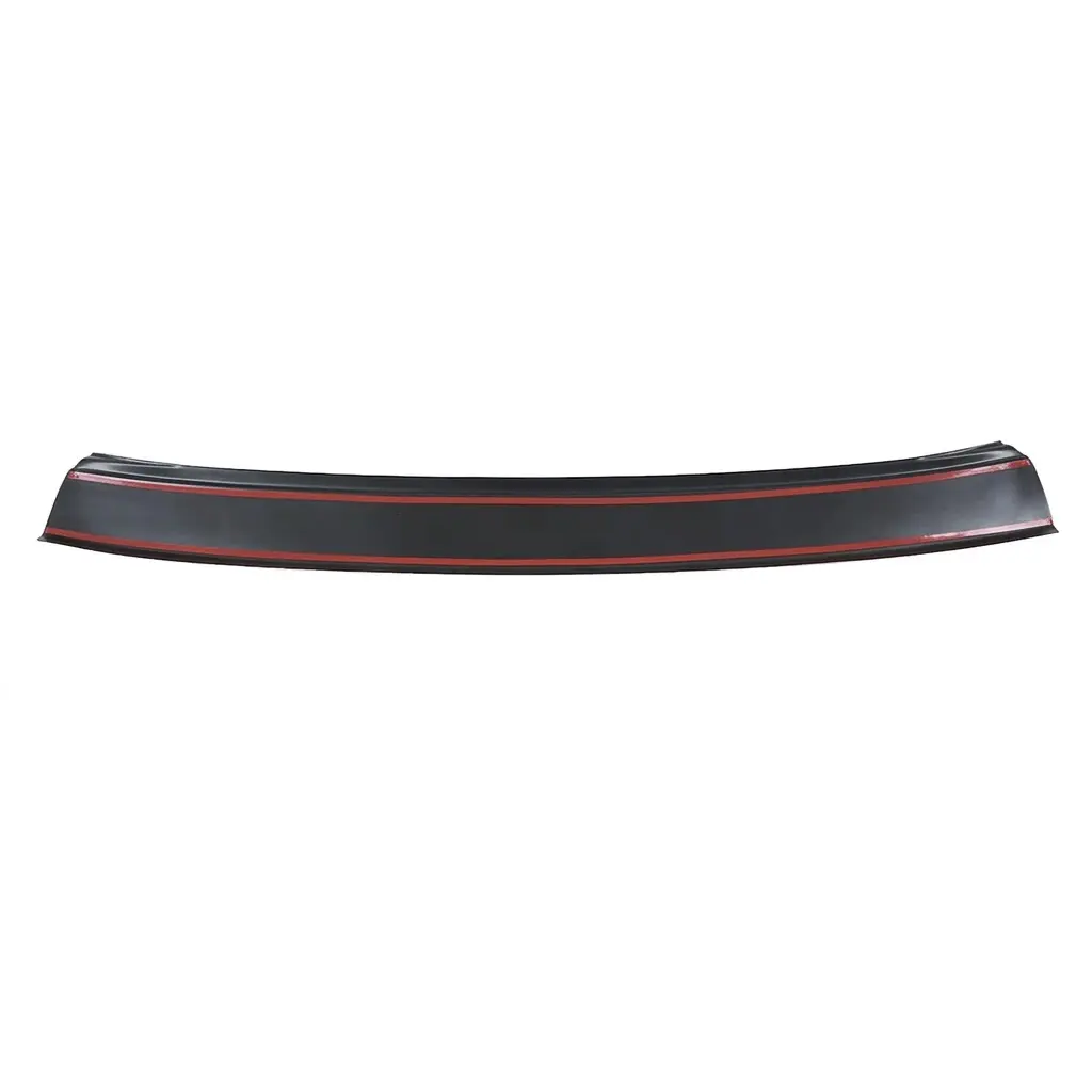 VW T6 - T6.1 2015+ Rear Bumper Protector Cover 3 Black textured rear bumper protector for VW Transporter T6 and T6.1 (2015 onwards), prevents paintwork scratches during loading.