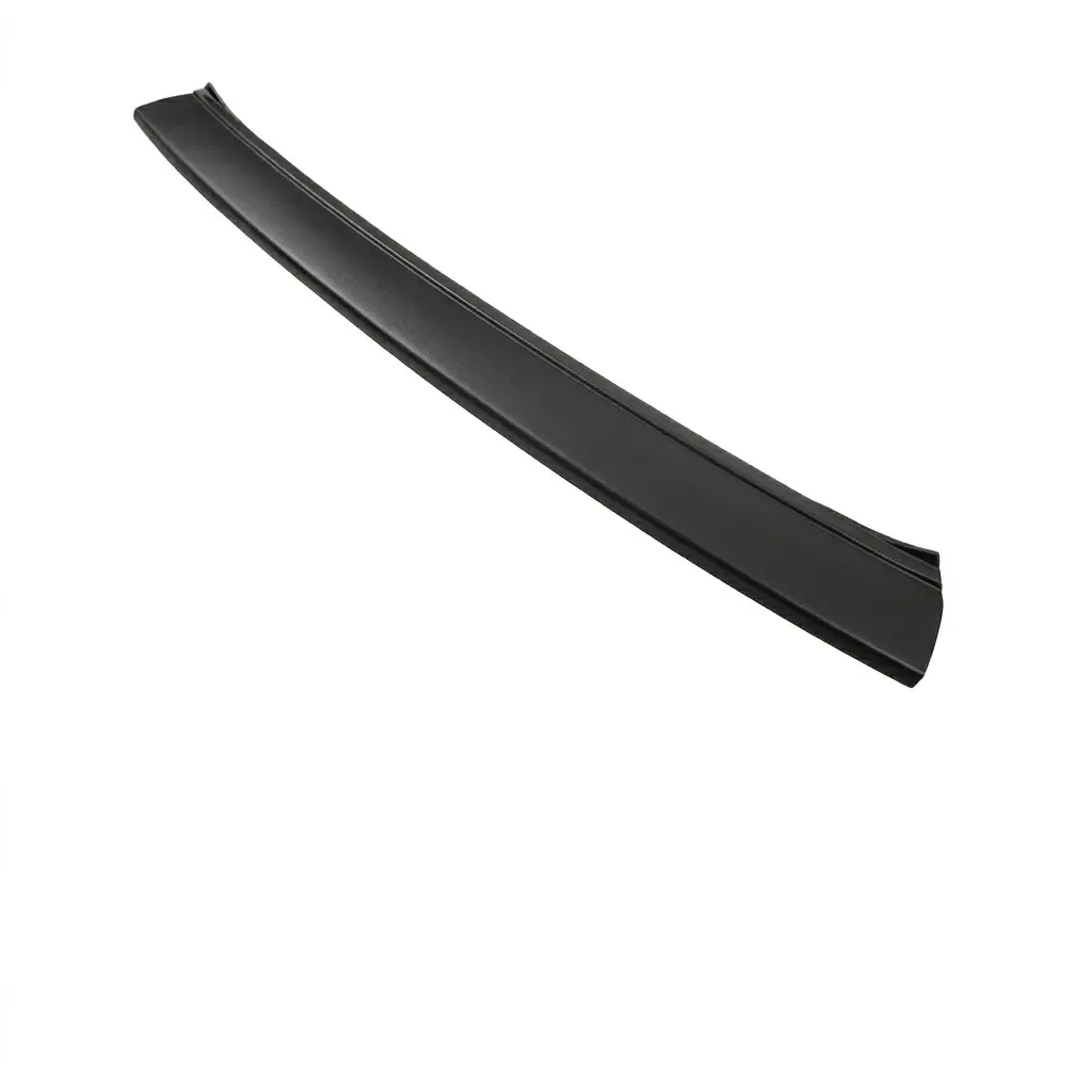 VW T6 - T6.1 2015+ Rear Bumper Protector Cover 2 Black textured rear bumper protector for VW Transporter T6 and T6.1 (2015 onwards), prevents paintwork scratches during loading.