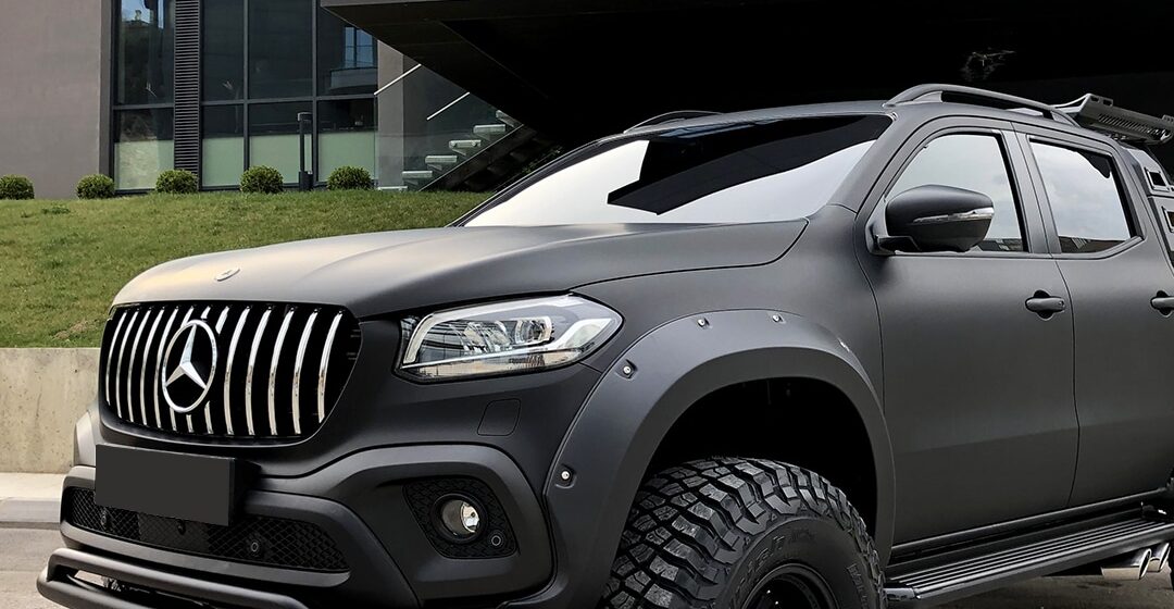 MERCEDES X CLASS Onwards 2017 Wide Wheel Arches Fender Flares - Matte Black